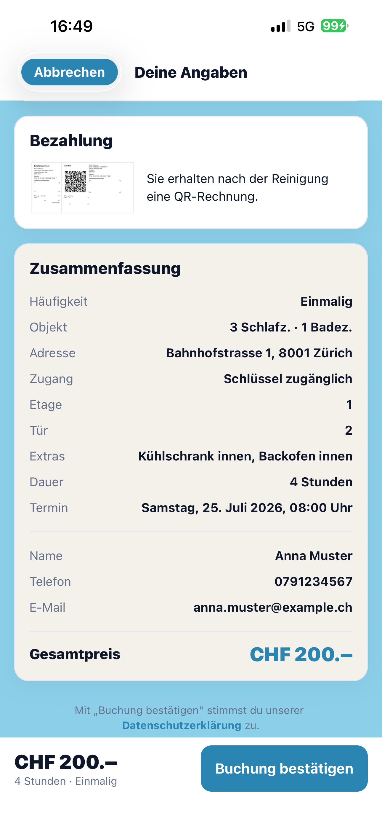 Yilmaz Reinigungsexperte screenshot 4