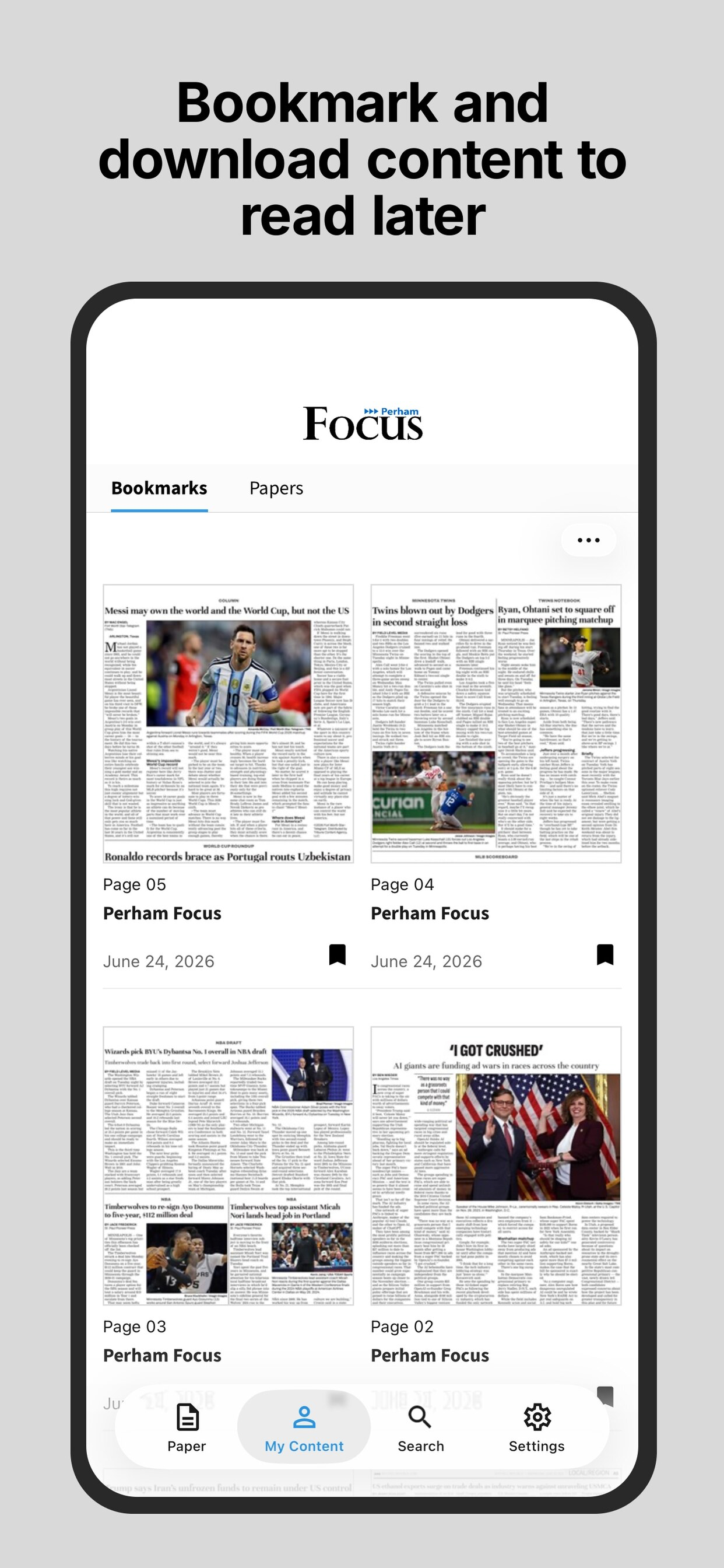 Perham Focus E-paper screenshot 4