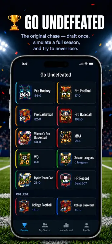84-0.com: Sports Draft Games screenshot 4 of 10