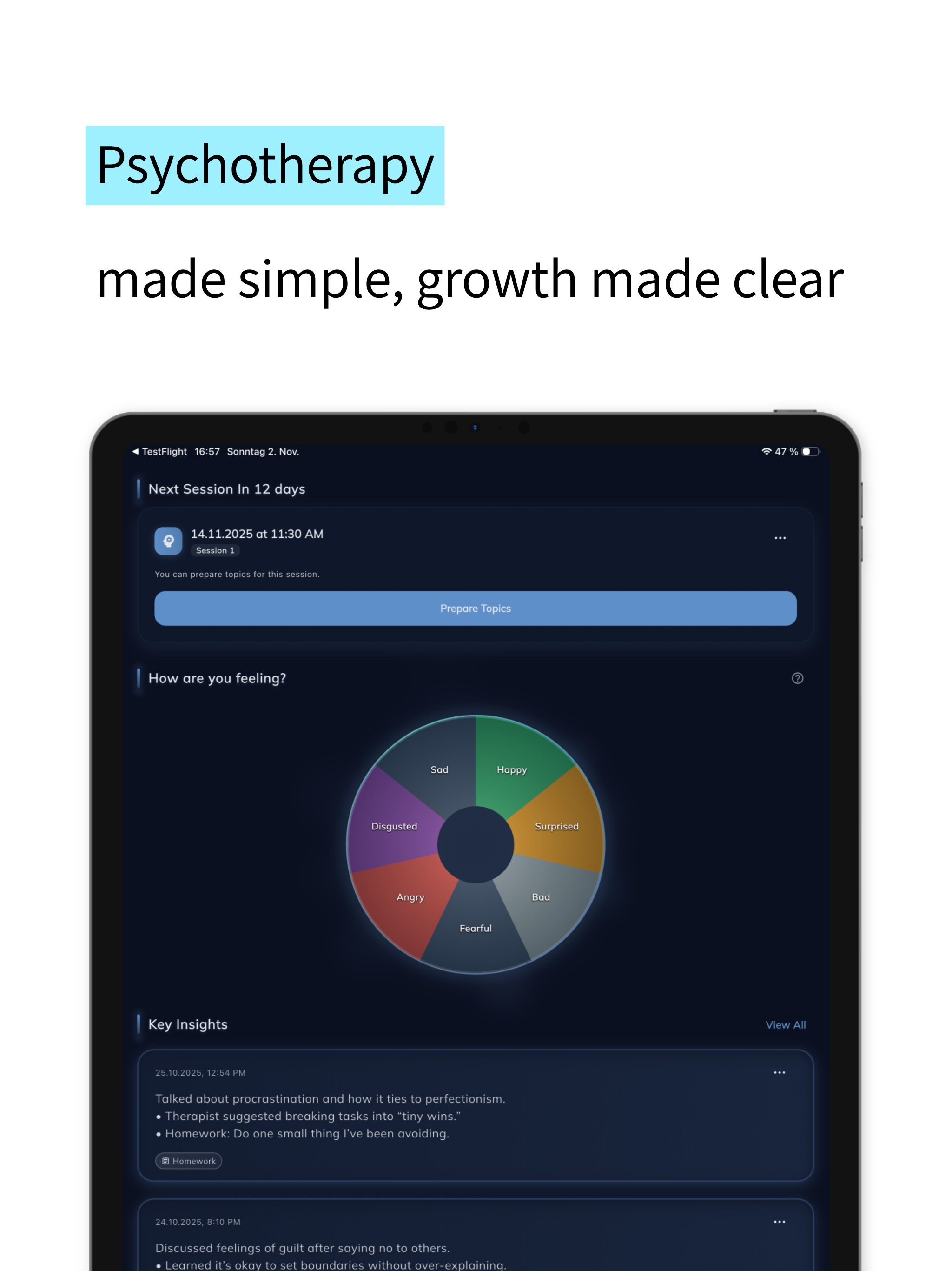 Therapy Journal: Psychotherapy screenshot 9