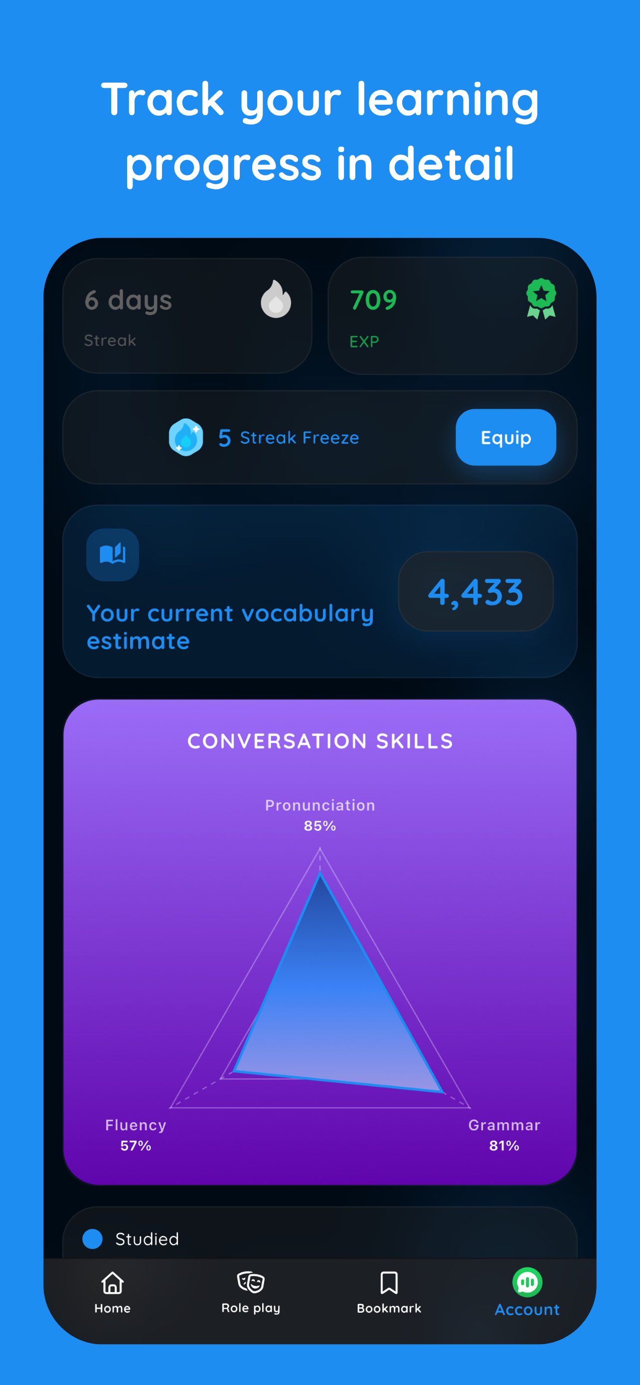 Ligu: Speak English with AI screenshot 8