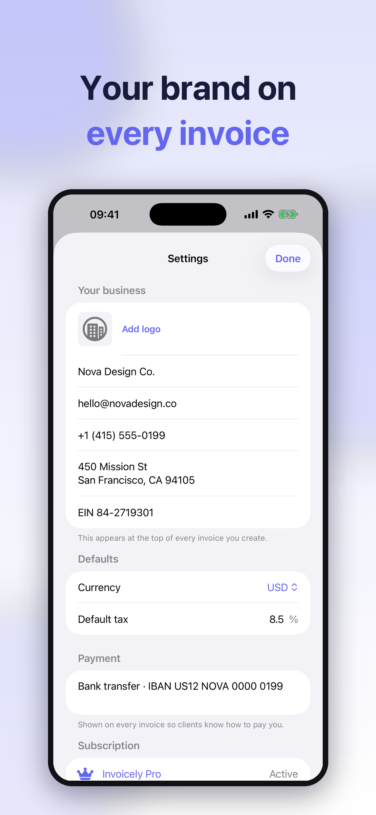 Invoice Maker - Invoicely screenshot 5