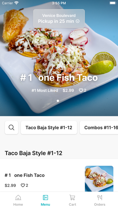 Baja California Tacos iPhone screenshot 2 - Food & Drink app