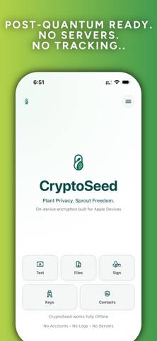 CryptoSeed Screenshot 1 of 10