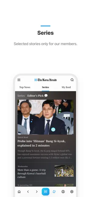 The Korea Herald iPhone screenshot 2