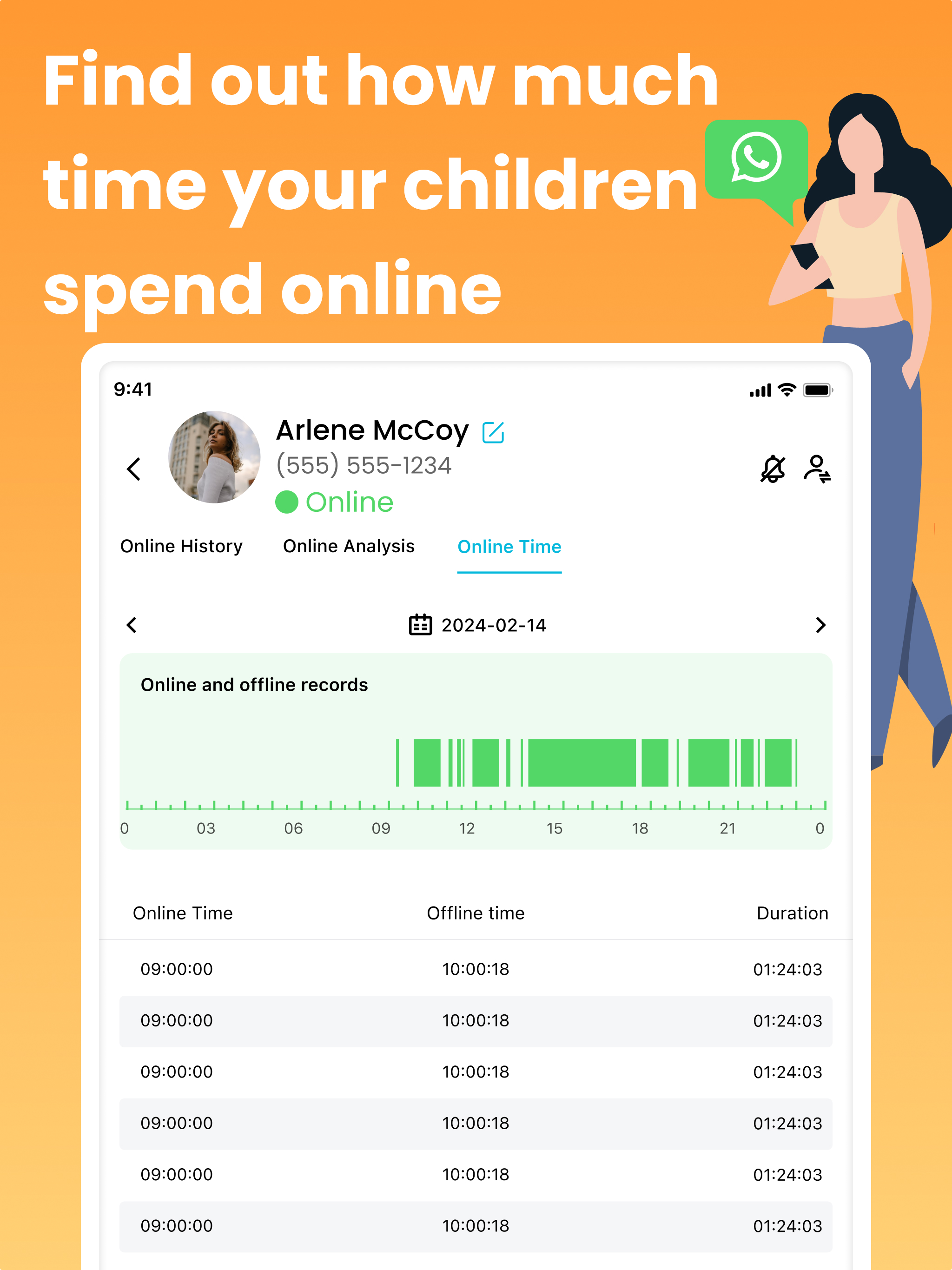 WspSeen-Last Seen Tracking App