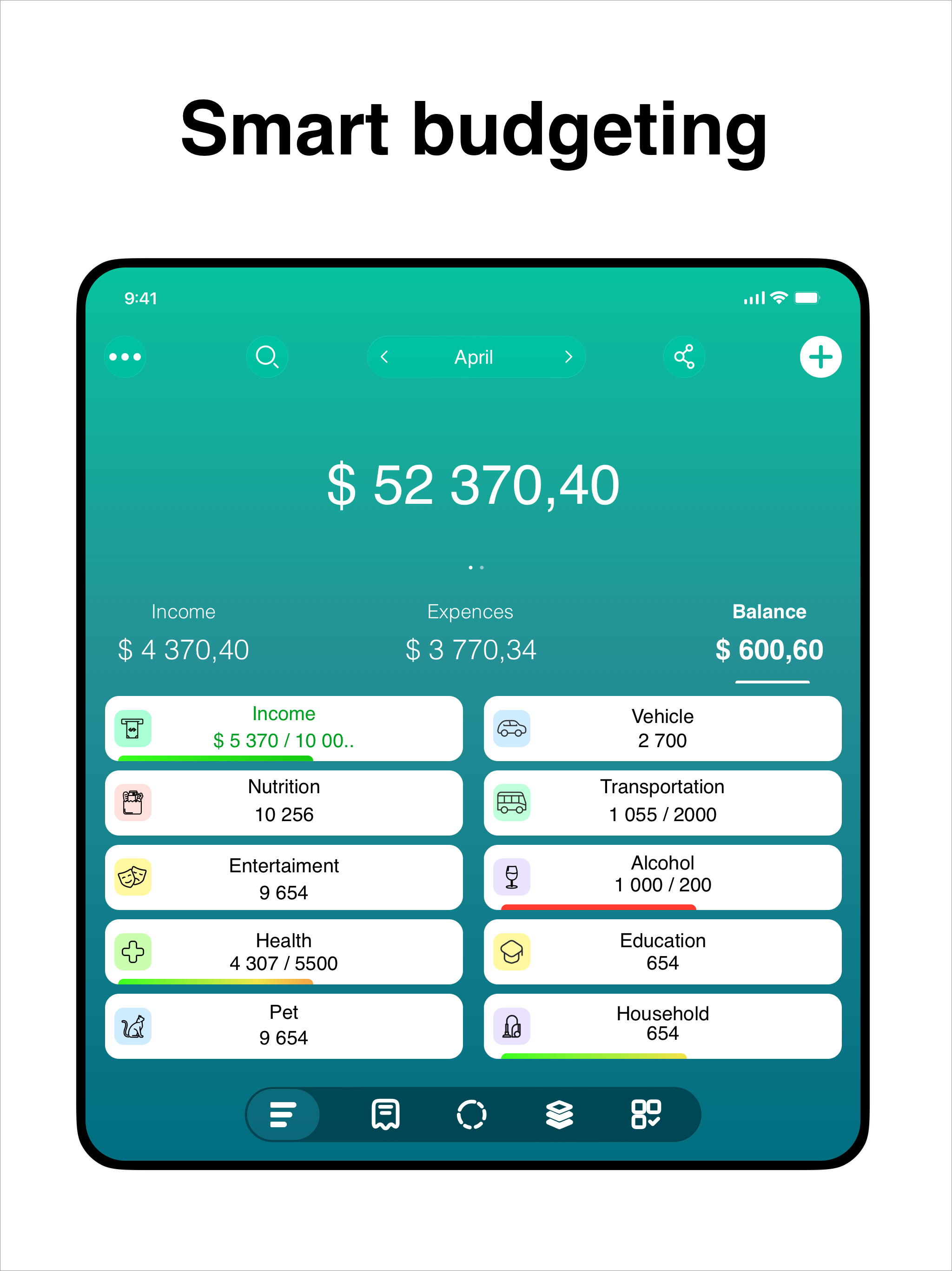 Budget: Expense Tracker app