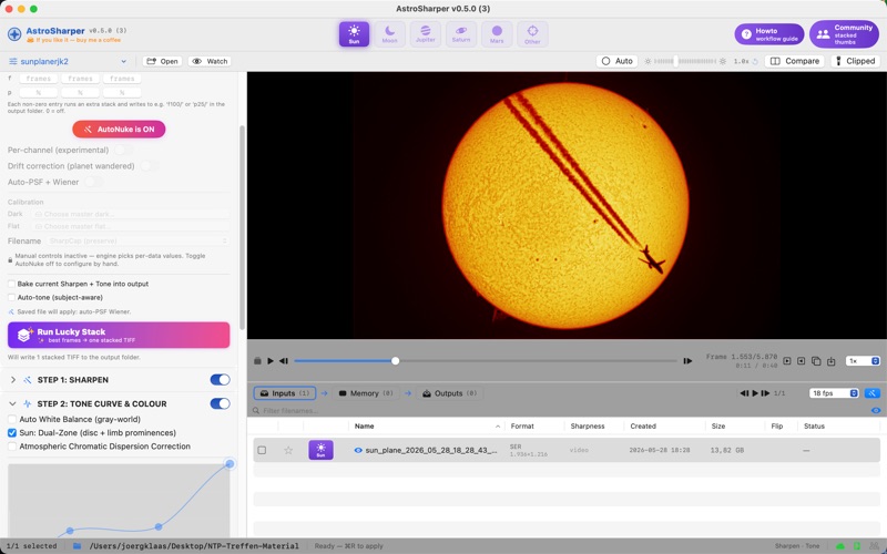 AstroSharper screenshot