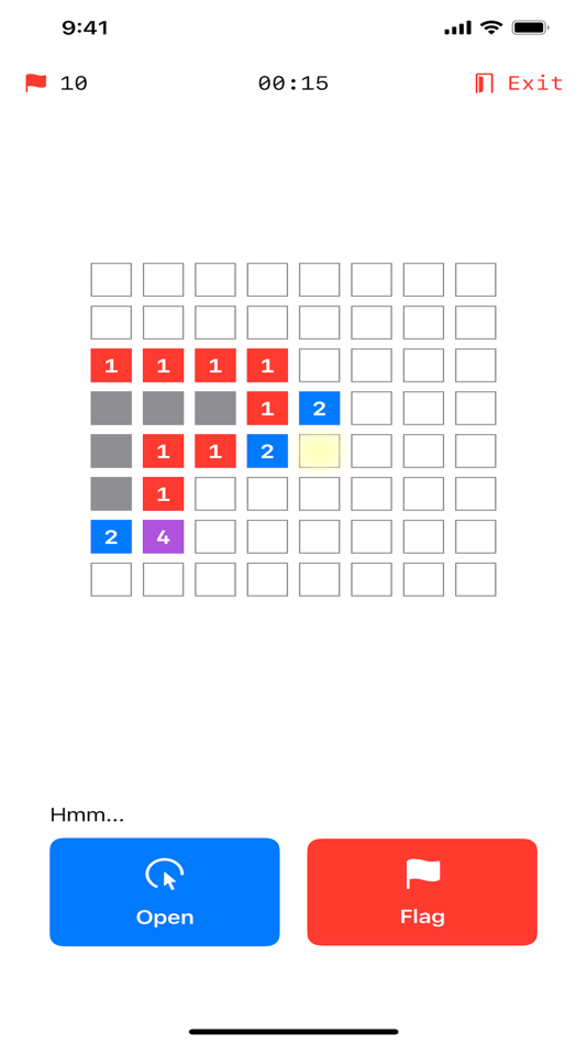 #3. Modernist Minesweeper (iOS) 由: Cheng-Han Wu