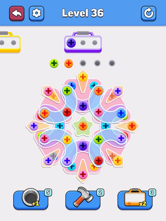 Unscrew Pin: Screw Jam Puzzle iPad screenshot 2 - Games app