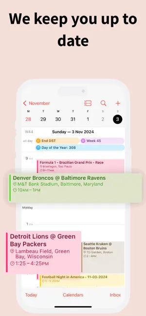 Sports Schedules & Holidays screenshot 4