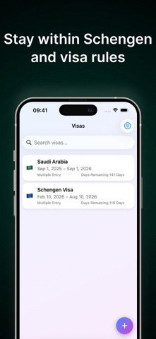 Travel & Residency Tracker screenshot