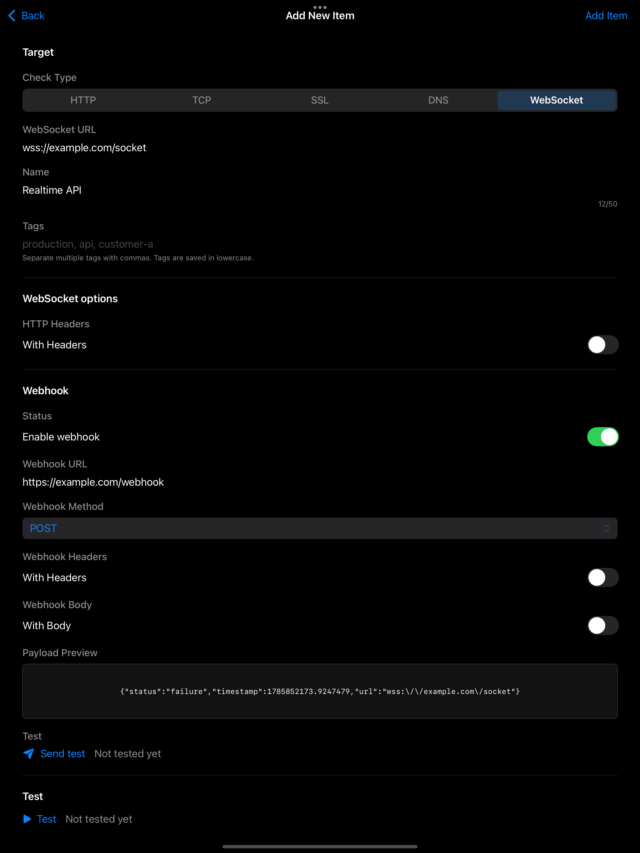 Uptime-monitor screenshot 14