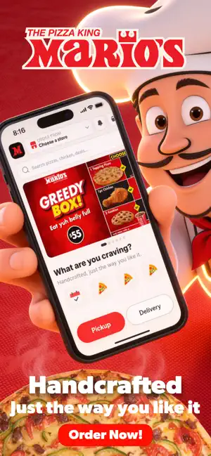 Marios Pizza Pickup & Delivery screenshot 1