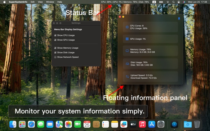 SuperSystemInfo app screenshot