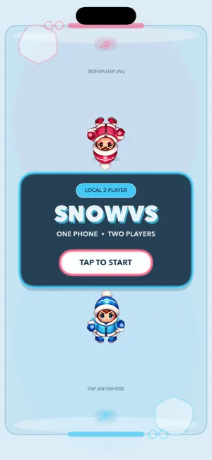 SnowVS: 2 Player Game screenshot 1