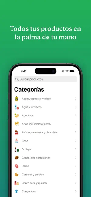 Mercadona iPhone screenshot 2