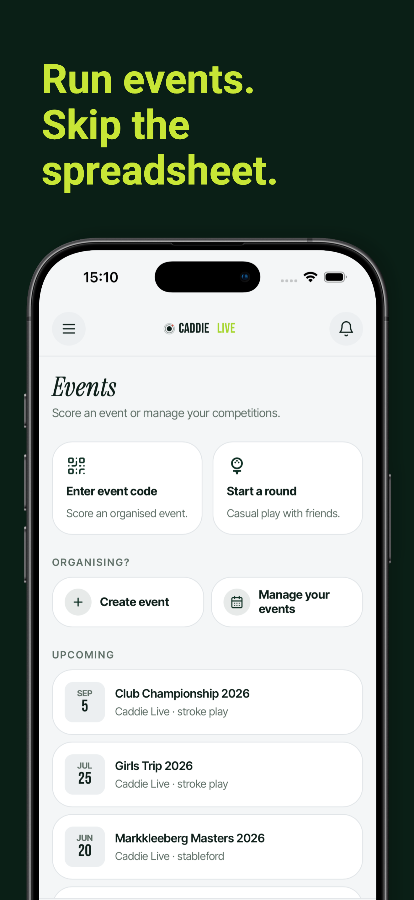 Caddie Live Golf screenshot 8