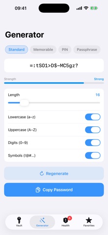 KeyConnect: Password Vault iPhone screenshot