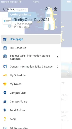 Trinity Open Day screenshot 1