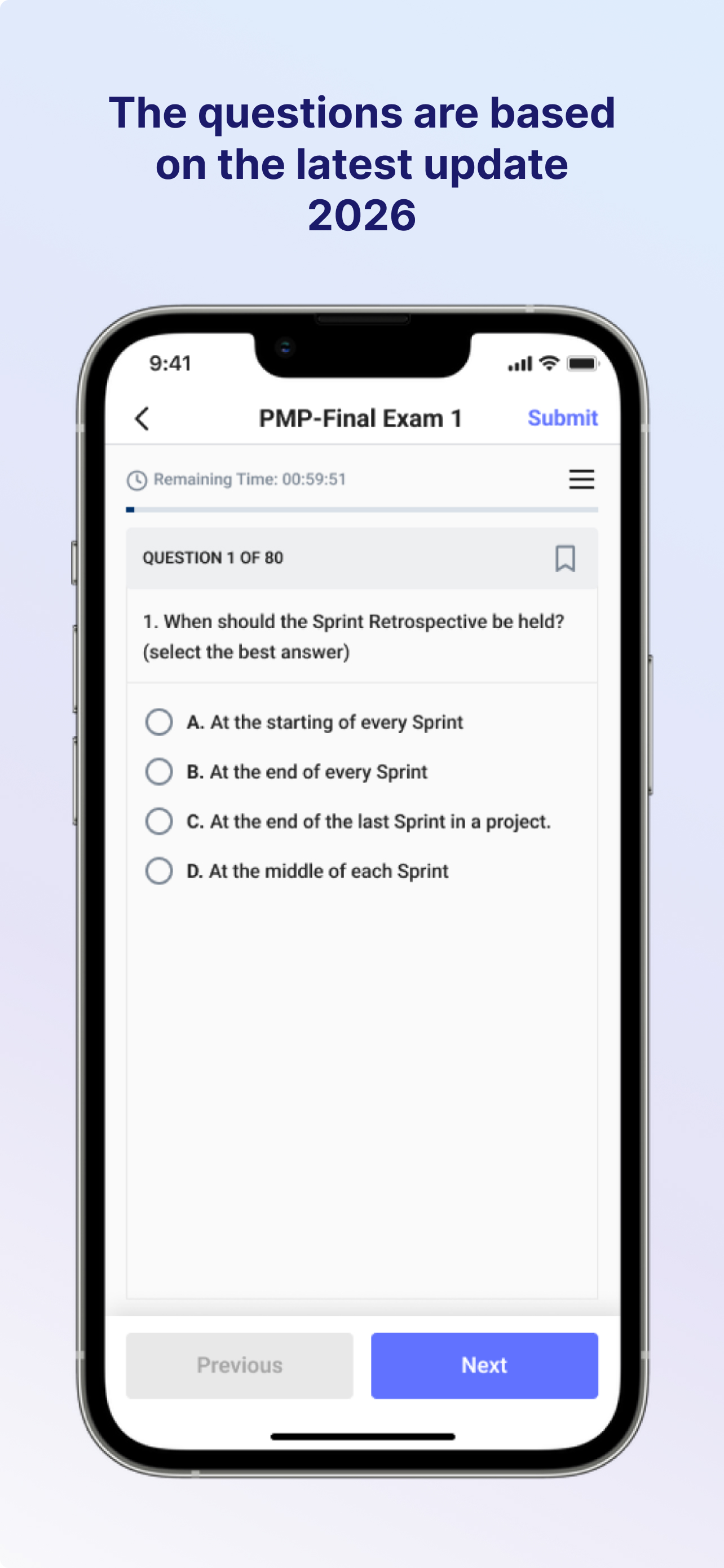 PMP Exam Simulator screenshot 3