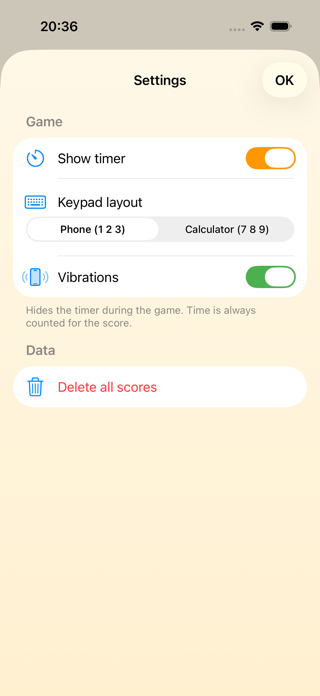 QuizTables - Mental Math Screenshot 4 of 6