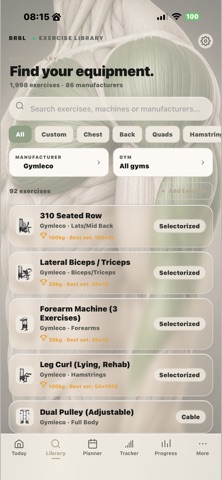 BRBL — Gym Workout Tracker screenshot