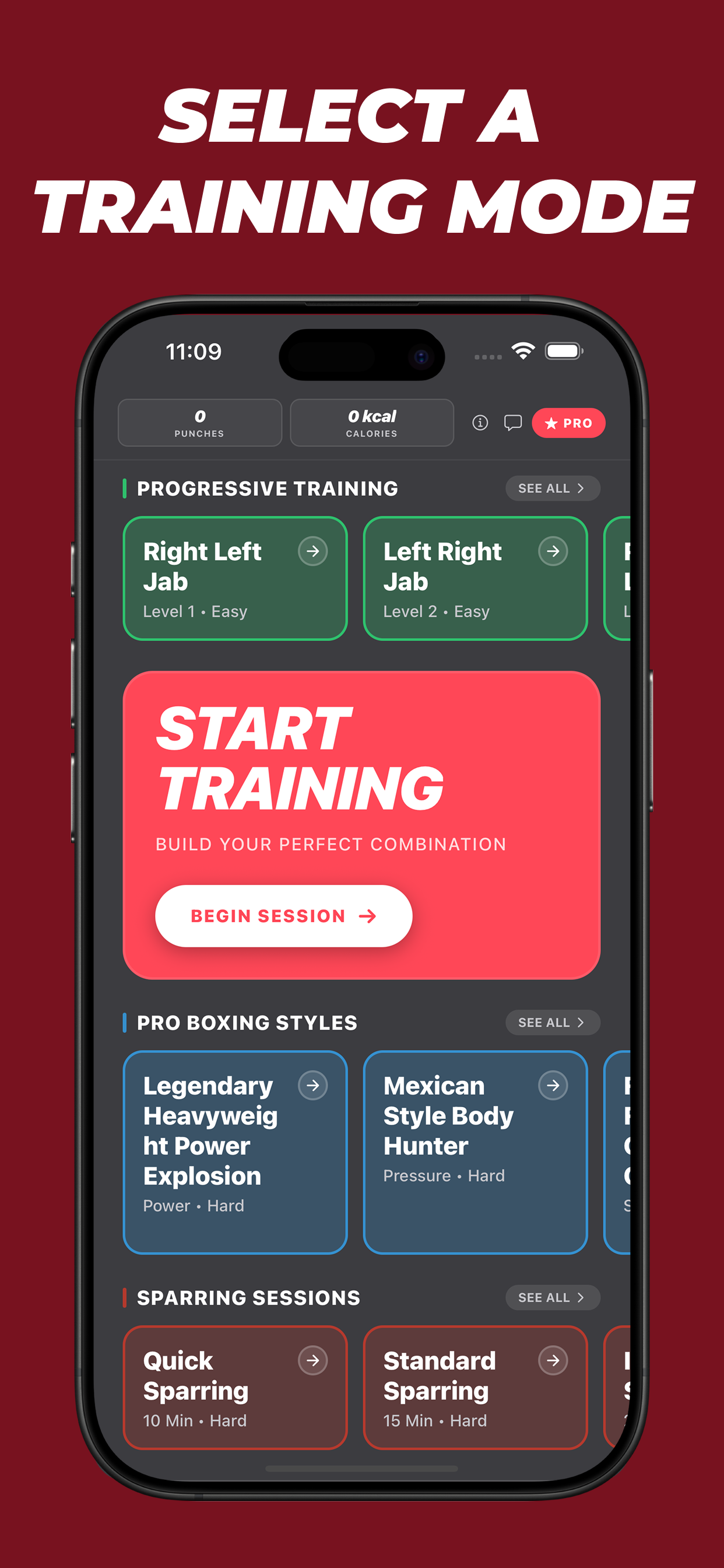 SparPad Shadow Boxing Training