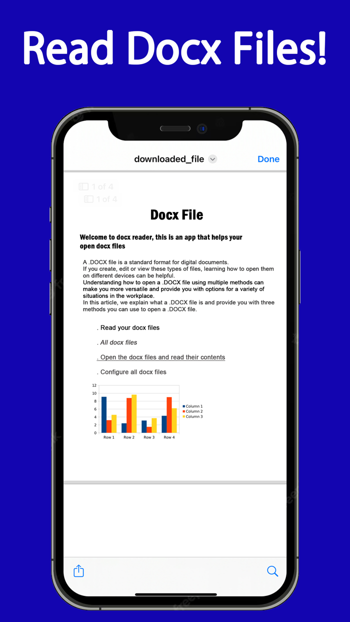DOCX Reader To PDF Converter