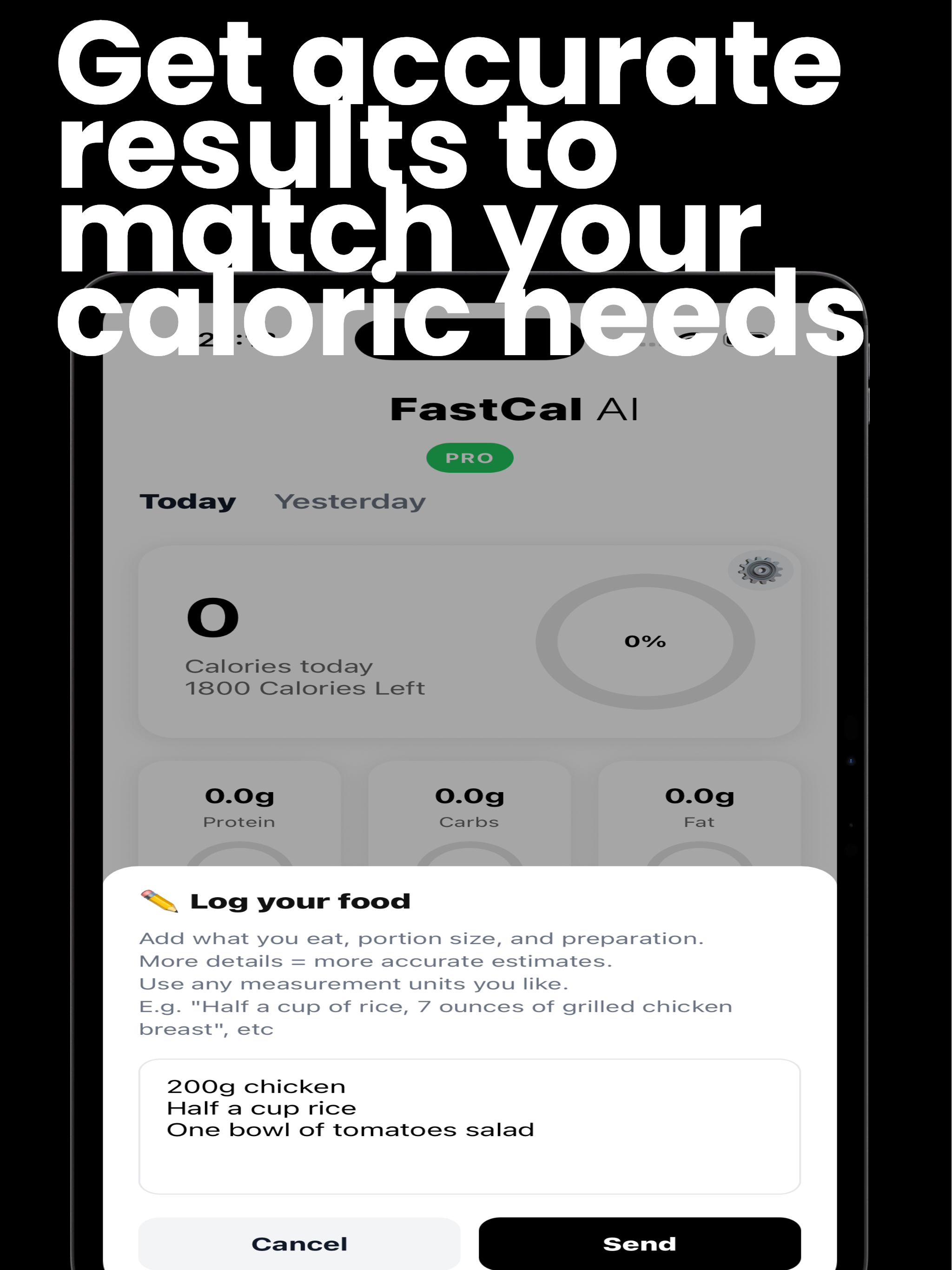 FastCal AI: Calories Tracker