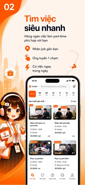 123Work - Việc làm thời vụ screenshot 2