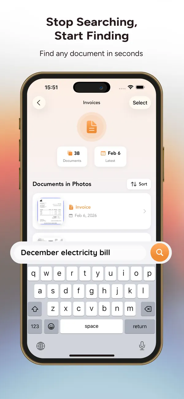 Screenshot #3 pour sort & find documents: DocSort