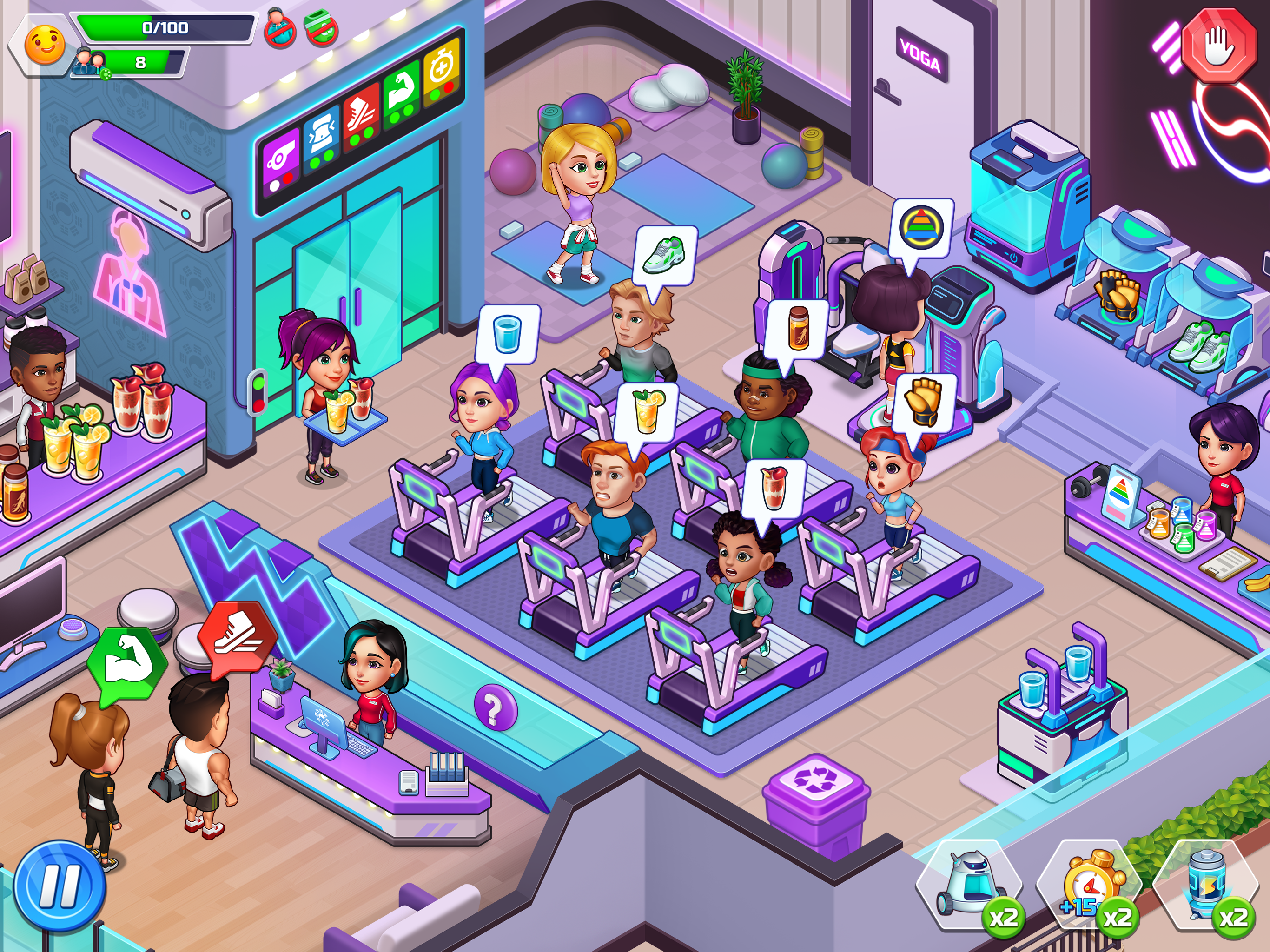 Happy Fitness: Gym Game screenshot 10