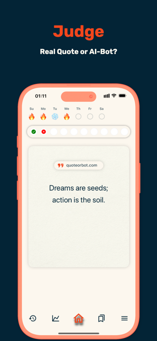 Motivation & Fun: Quote or Bot Screenshot 1 of 10