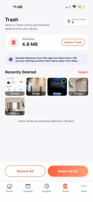 CleanDeck: Photo Delete Swipe screenshot 4
