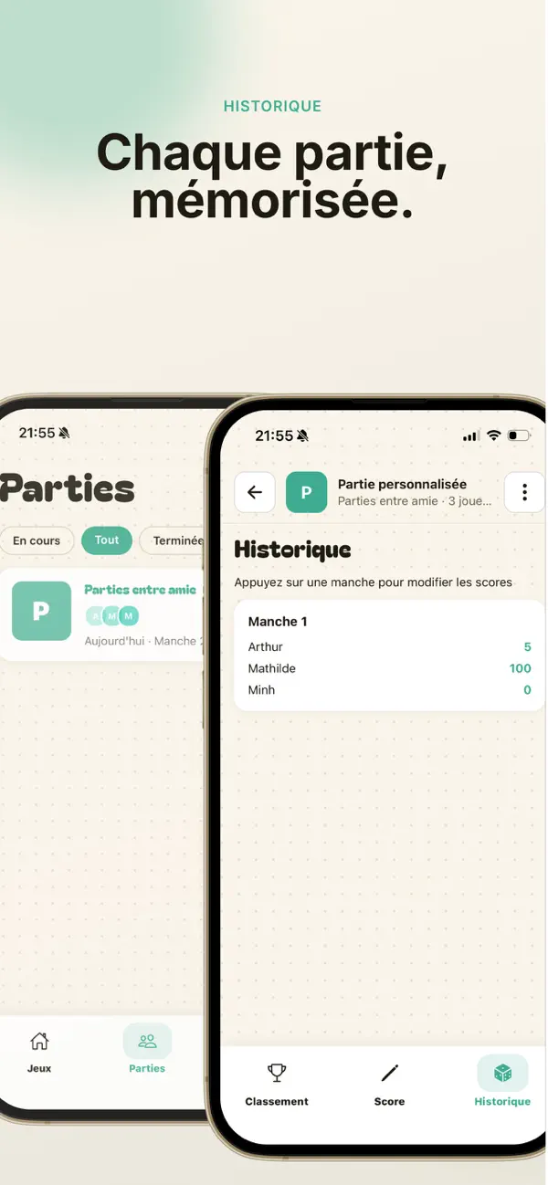 Screenshot #2 pour Teddy Scores: Carnet de scores