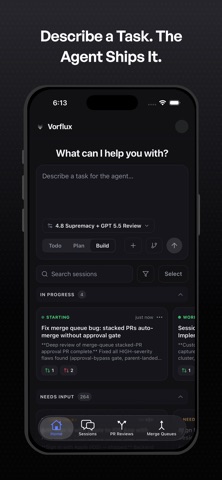 Vorflux iPhone screenshot 1