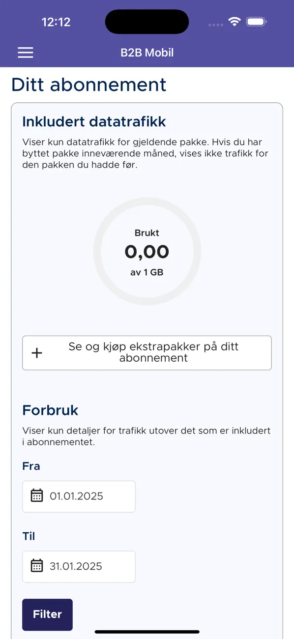 Screenshot #1 pour B2B Mobil
