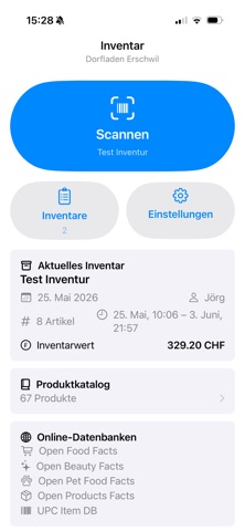 InvenioScan screenshot