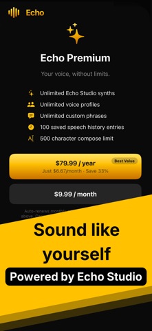 Echo - Your Voice Rebuilt Screenshot 5 of 6