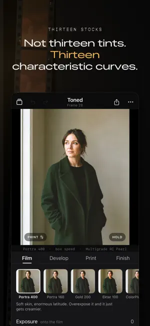 Toned: Halation & Darkroom screenshot 2