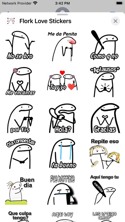 Flork Love Stickers- WASticker screenshot-4