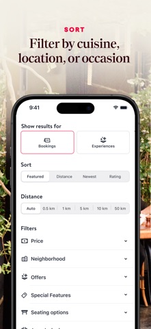 OpenTable: Restaurant Bookings screenshot 3
