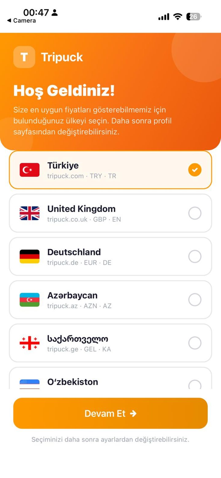 Tripuck - Uçuş, Otel & eSIM screenshot 1