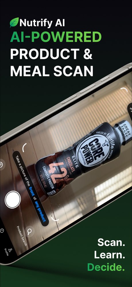 Nutrify AI - Scan Any Product screenshot 1