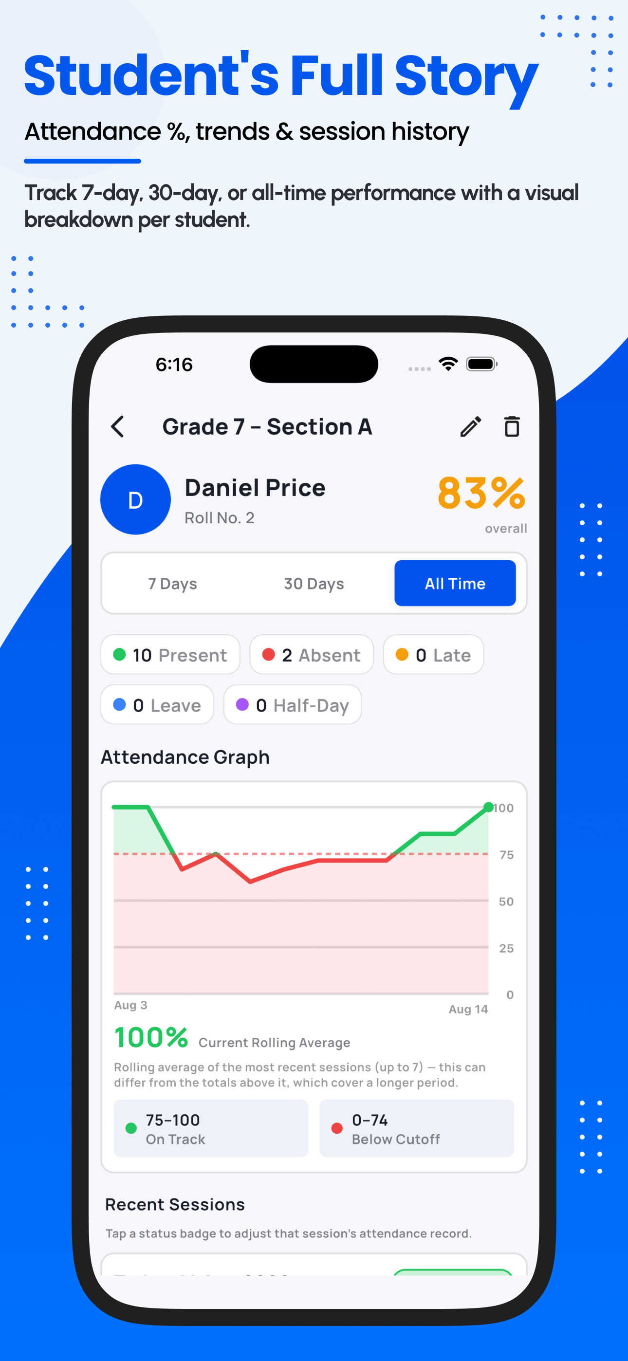 Student Attendance Tracker screenshot 5