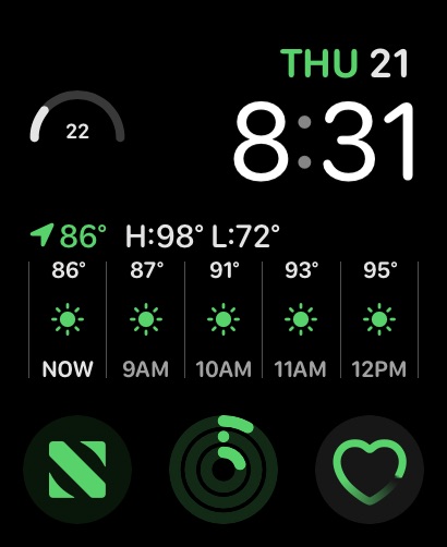 Apple Watch screenshot