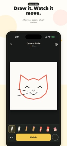 LiveScribble: Animated Doodles iPhone screenshot