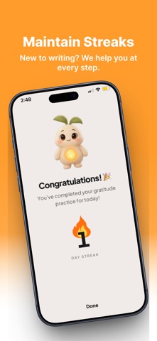Gratitude Journal & Mood Diary screenshot