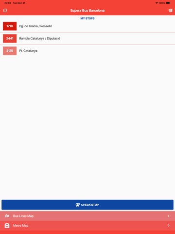 Espera Bus Barcelona iPad screenshot